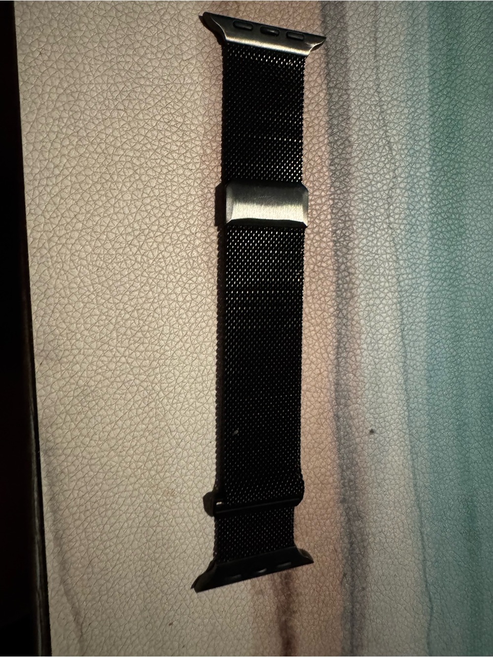 Black Stainless Mesh Watch Band - Universal Apple Watch Magnetic 44MM